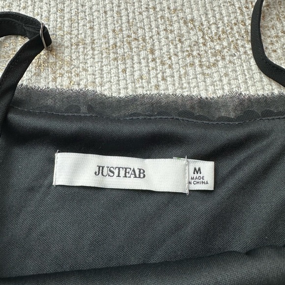 JUSTFAB Black Sequin Cami Tank NWT | Size Medium - Picture 13 of 16